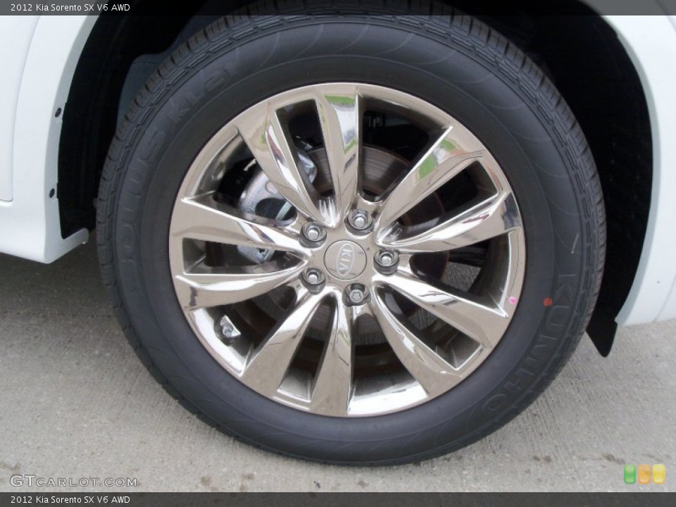 2012 Kia Sorento SX V6 AWD Wheel and Tire Photo #55182033