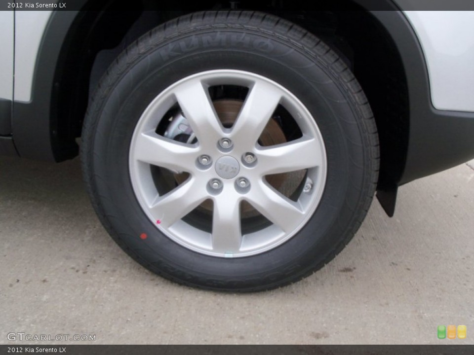 2012 Kia Sorento LX Wheel and Tire Photo #55182338