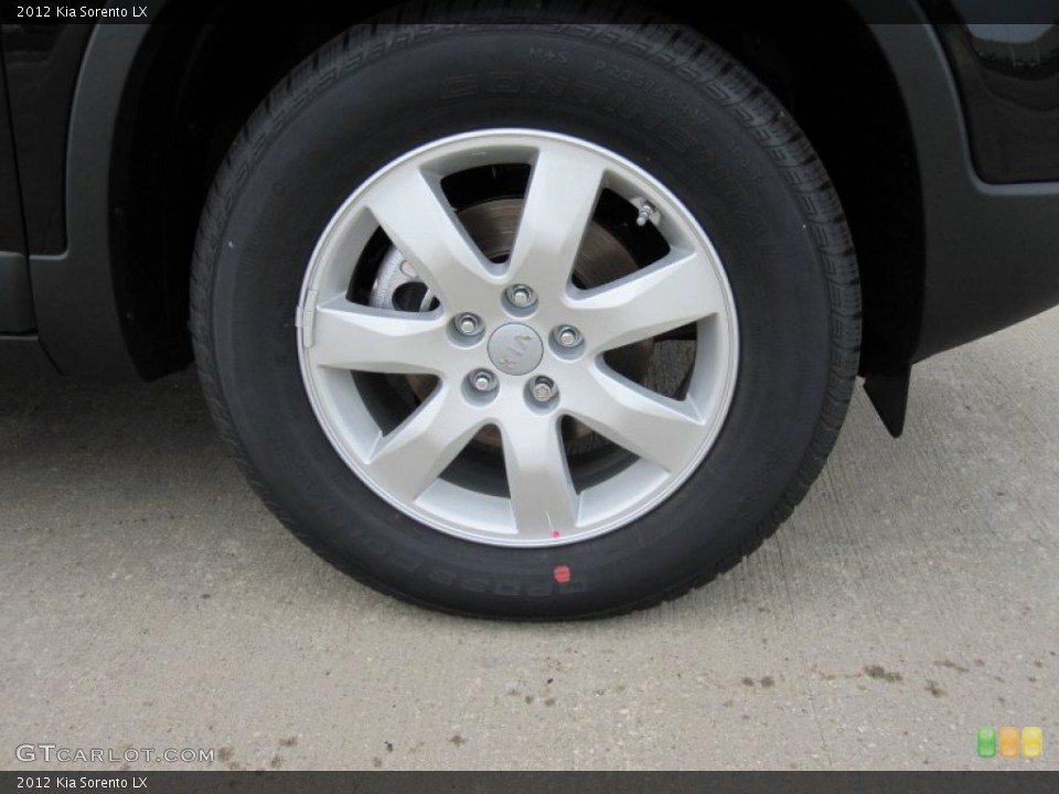 2012 Kia Sorento LX Wheel and Tire Photo #55182456