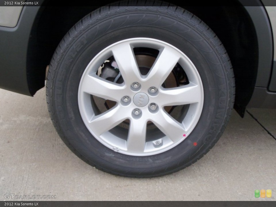 2012 Kia Sorento LX Wheel and Tire Photo #55182537