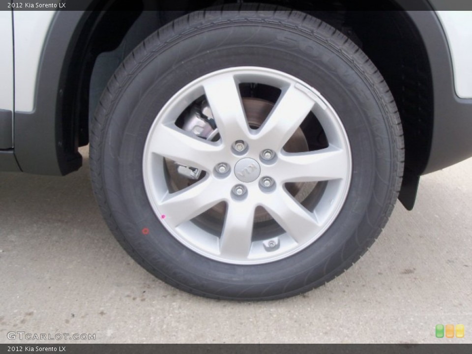 2012 Kia Sorento LX Wheel and Tire Photo #55182582