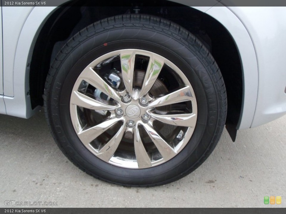 2012 Kia Sorento SX V6 Wheel and Tire Photo #55182696