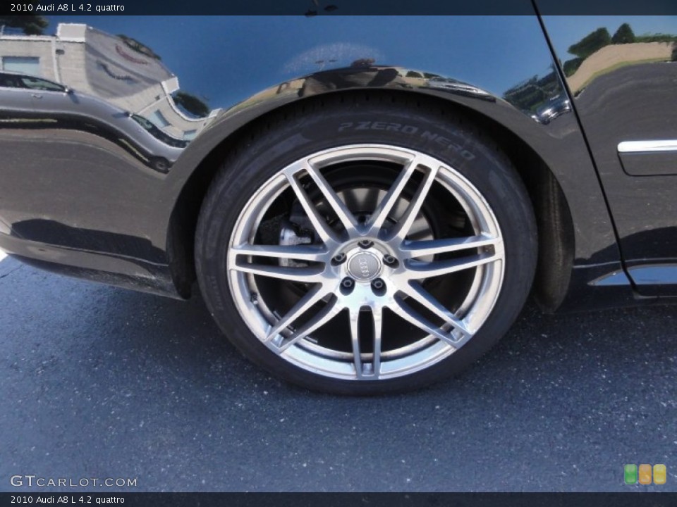 2010 Audi A8 L 4.2 quattro Wheel and Tire Photo #55184637