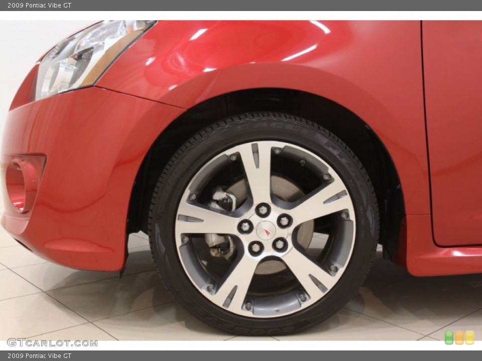 2009 Pontiac Vibe GT Wheel and Tire Photo #55185683