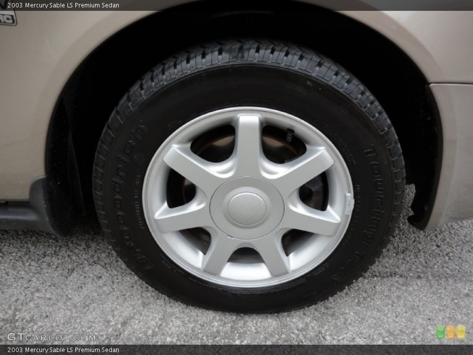 2003 Mercury Sable LS Premium Sedan Wheel and Tire Photo #55187817