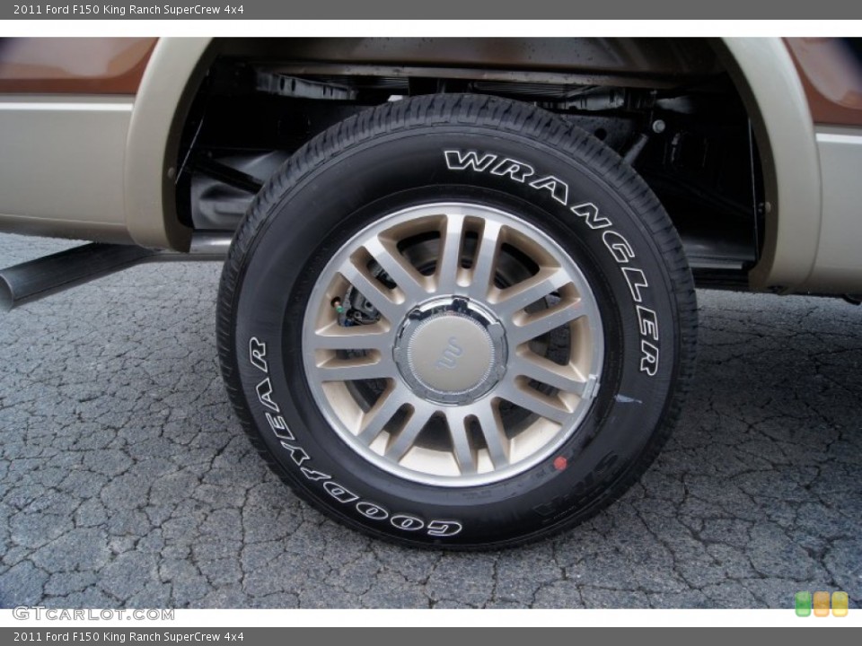 2011 Ford F150 King Ranch SuperCrew 4x4 Wheel and Tire Photo #55193472