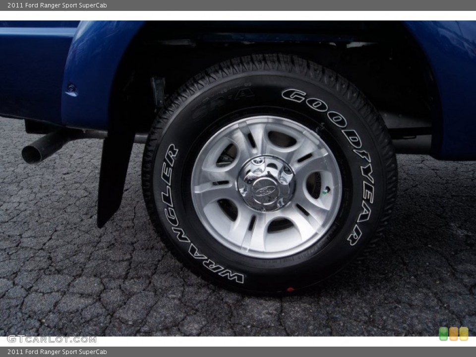 2011 Ford Ranger Sport SuperCab Wheel and Tire Photo #55194819