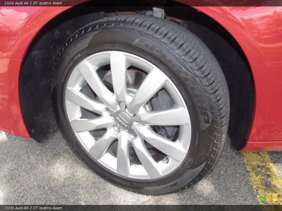 2009 Audi A4 2.0T quattro Avant Wheel and Tire Photo #55195683