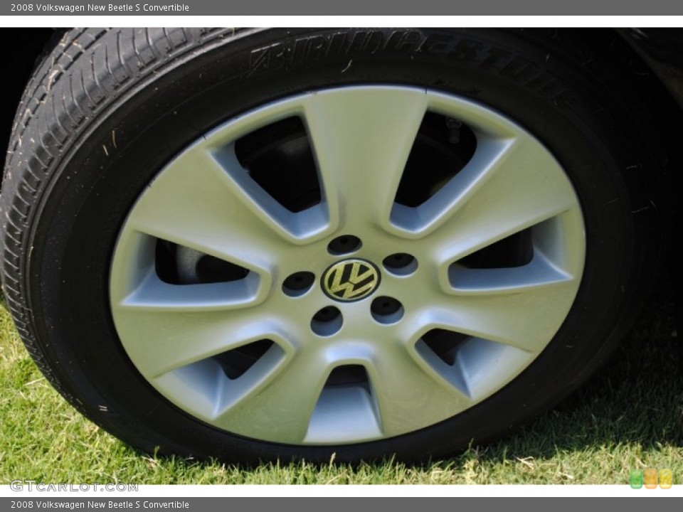 2008 Volkswagen New Beetle S Convertible Wheel and Tire Photo #55198150