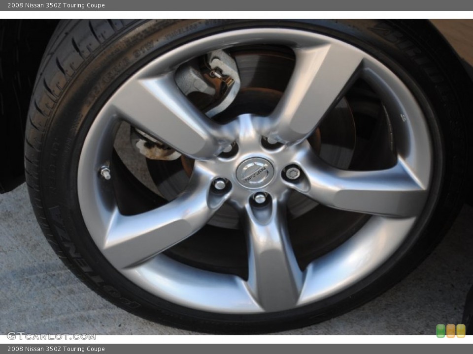 2008 Nissan 350Z Touring Coupe Wheel and Tire Photo #55199793