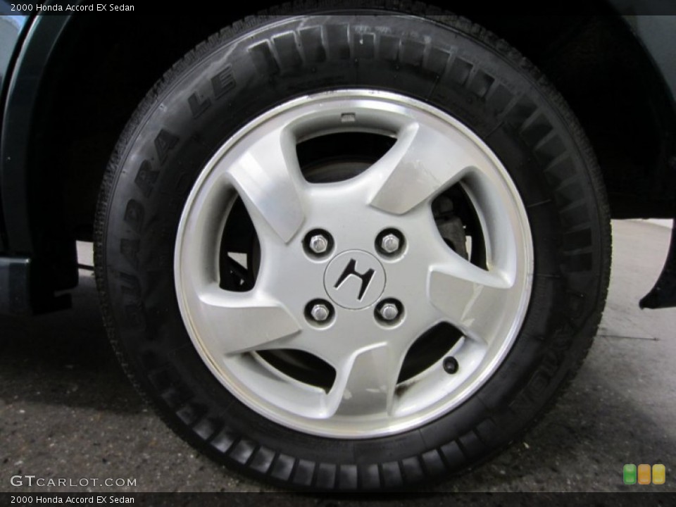 2000 Honda Accord EX Sedan Wheel and Tire Photo #55203435
