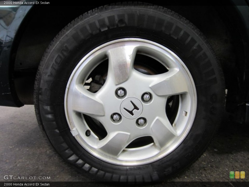 2000 Honda Accord EX Sedan Wheel and Tire Photo #55203519