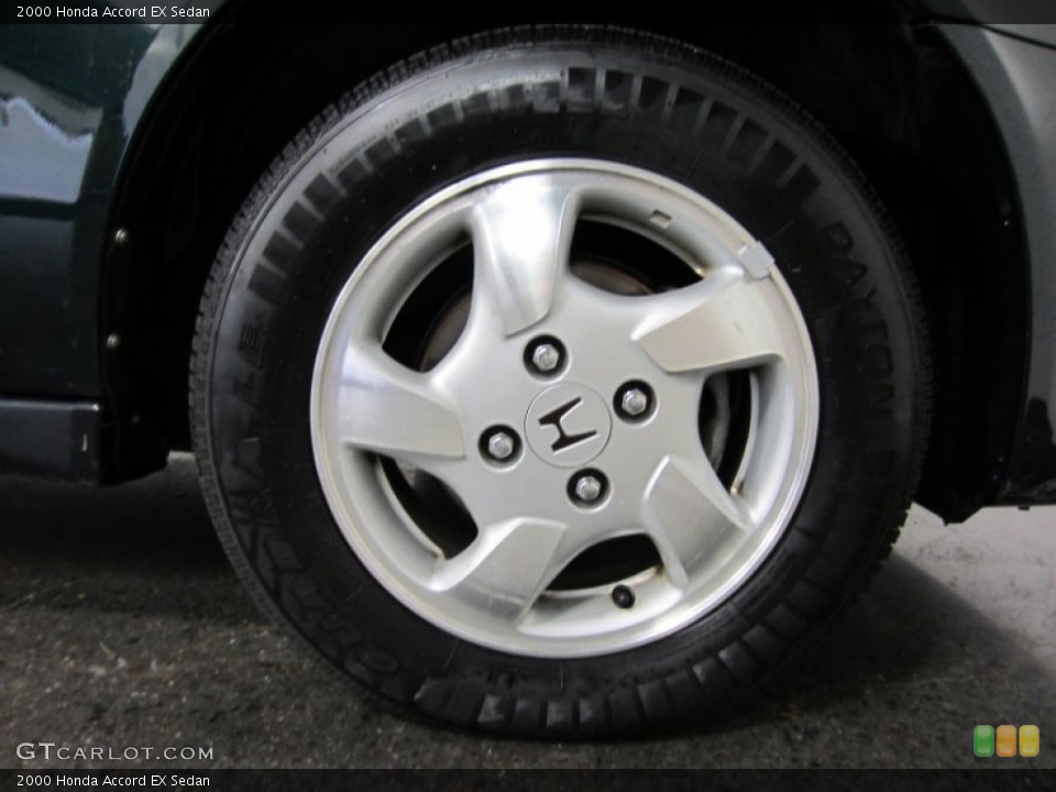2000 Honda Accord EX Sedan Wheel and Tire Photo #55203528
