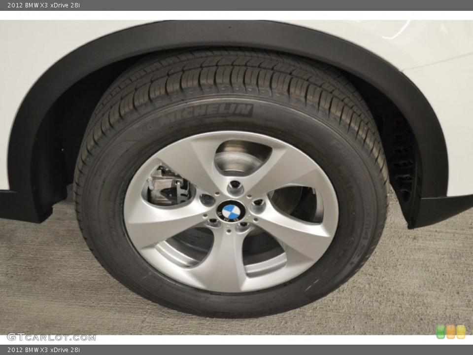 2012 BMW X3 xDrive 28i Wheel and Tire Photo #55211785