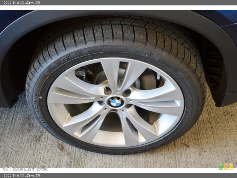 2011 BMW X3 xDrive 35i Wheel and Tire Photo #55212289