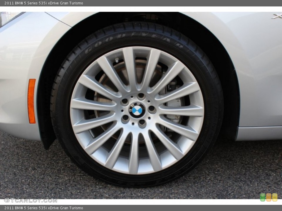 2011 BMW 5 Series 535i xDrive Gran Turismo Wheel and Tire Photo #55213591