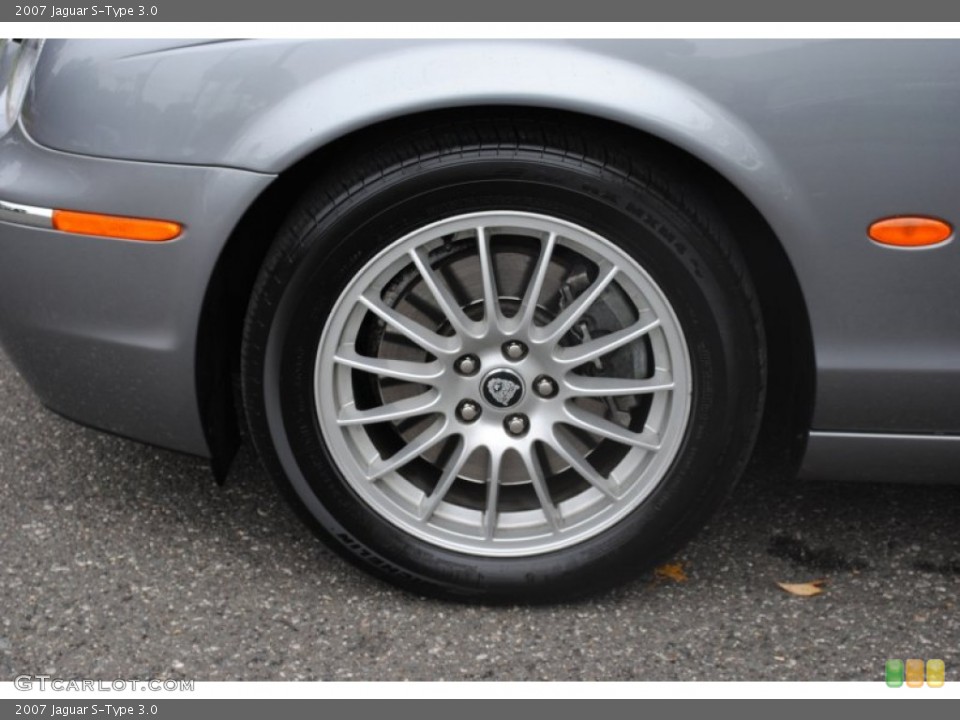 2007 Jaguar S-Type 3.0 Wheel and Tire Photo #55219144