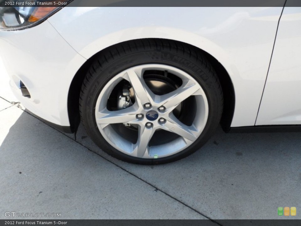2012 Ford Focus Titanium 5-Door Wheel and Tire Photo #55221214