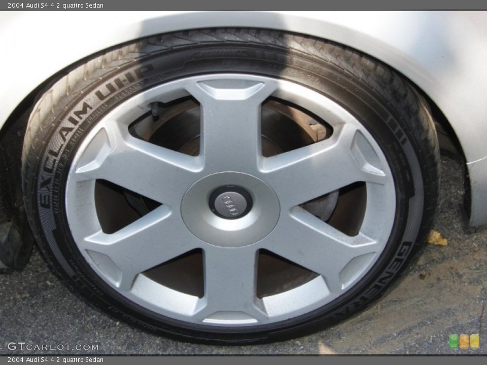 2004 Audi S4 4.2 quattro Sedan Wheel and Tire Photo #55227103