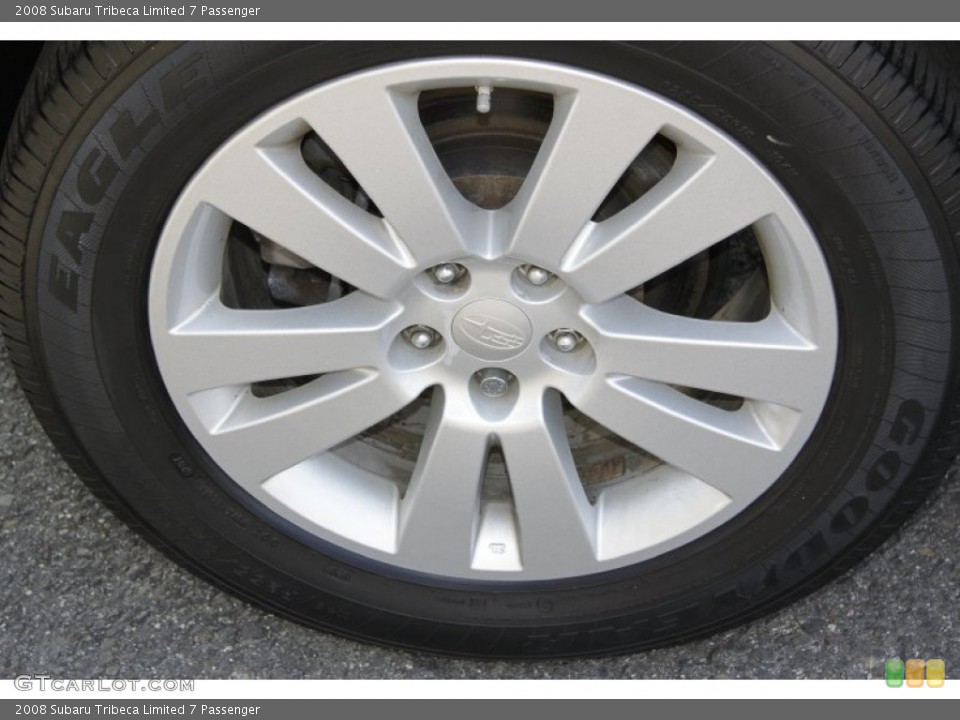 2008 Subaru Tribeca Limited 7 Passenger Wheel and Tire Photo #55228087