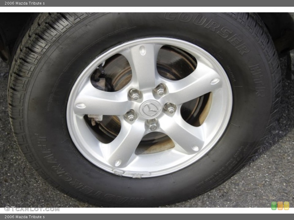 2006 Mazda Tribute s Wheel and Tire Photo #55230148