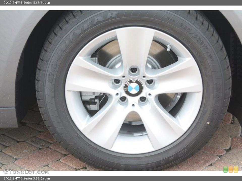 2012 BMW 5 Series 528i Sedan Wheel and Tire Photo #55230208