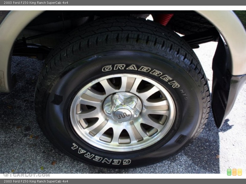 2003 Ford F150 King Ranch SuperCab 4x4 Wheel and Tire Photo #55231578