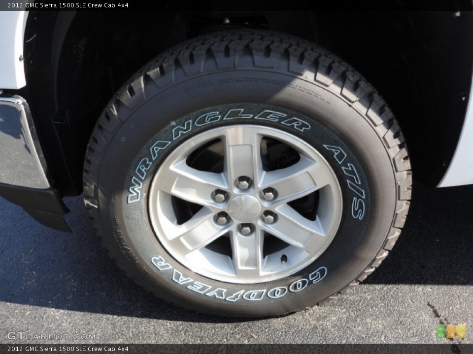 2012 GMC Sierra 1500 SLE Crew Cab 4x4 Wheel and Tire Photo #55233442