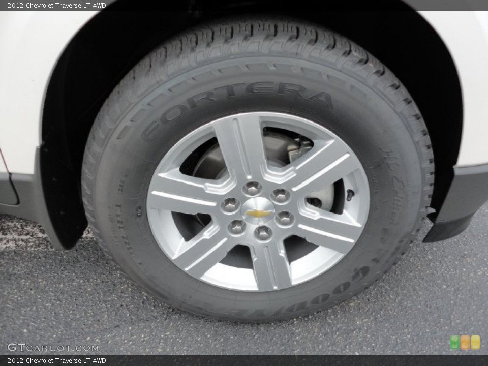 2012 Chevrolet Traverse LT AWD Wheel and Tire Photo #55234522