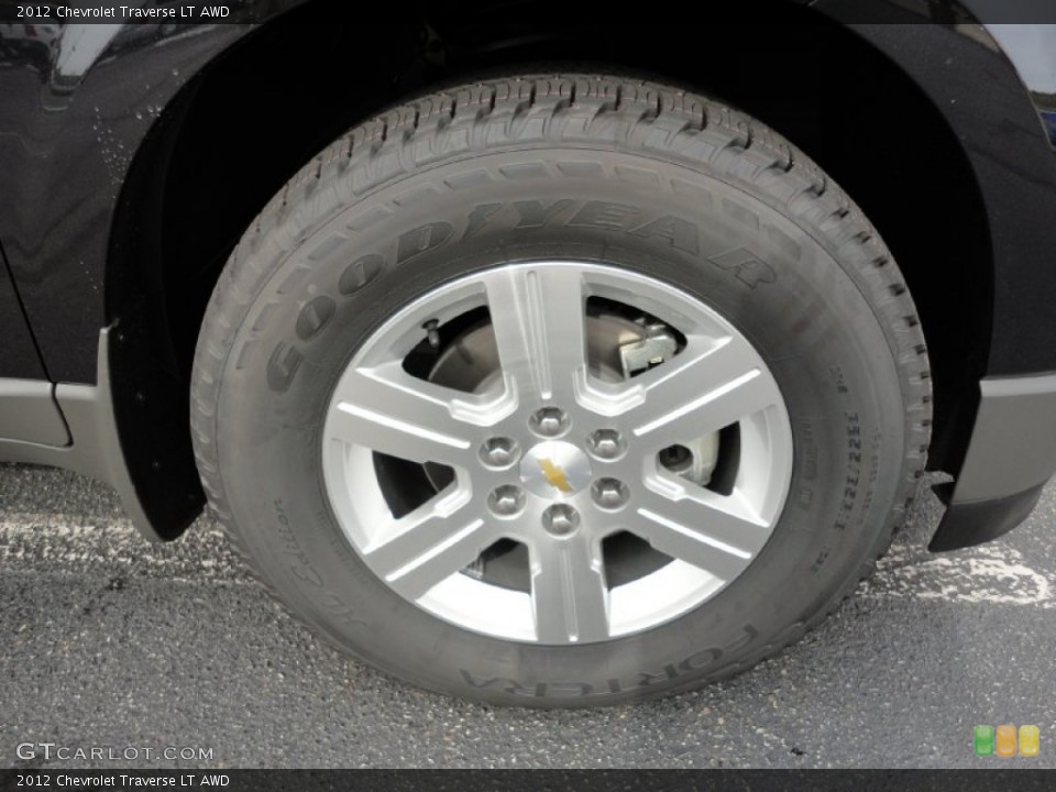 2012 Chevrolet Traverse LT AWD Wheel and Tire Photo #55234582