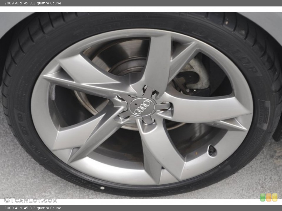 2009 Audi A5 3.2 quattro Coupe Wheel and Tire Photo #55237063