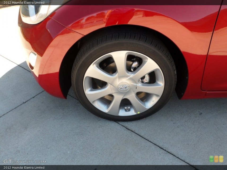 2012 Hyundai Elantra Limited Wheel and Tire Photo #55242895