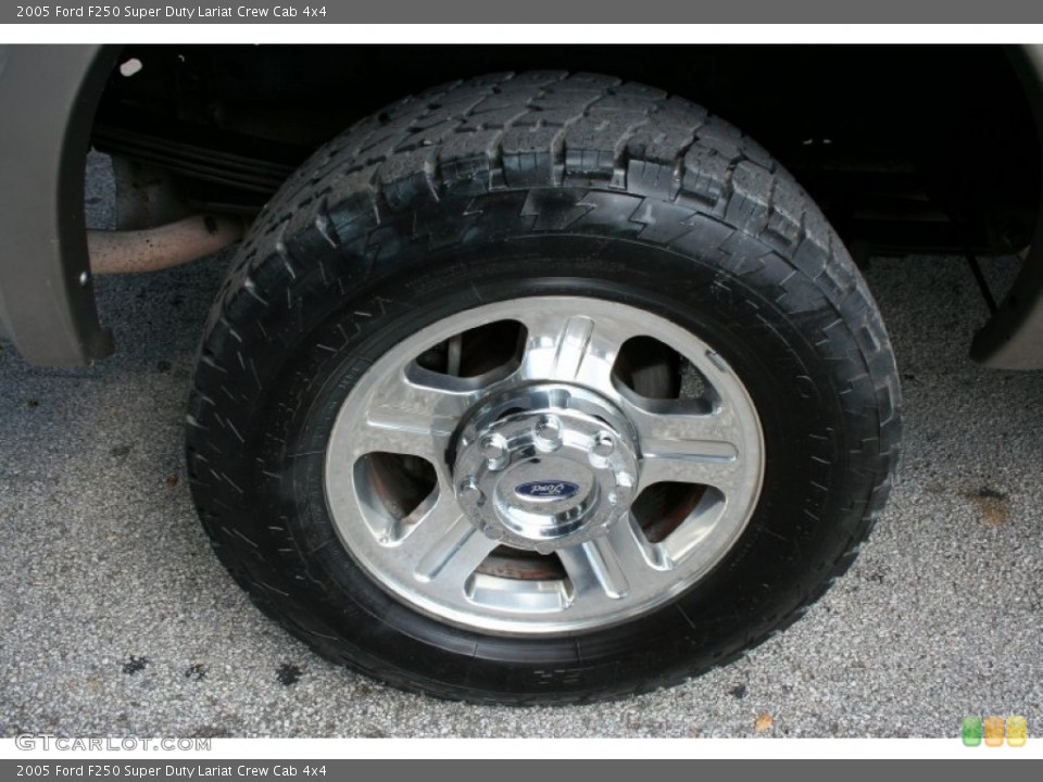 2005 Ford F250 Super Duty Lariat Crew Cab 4x4 Wheel and Tire Photo #55247332
