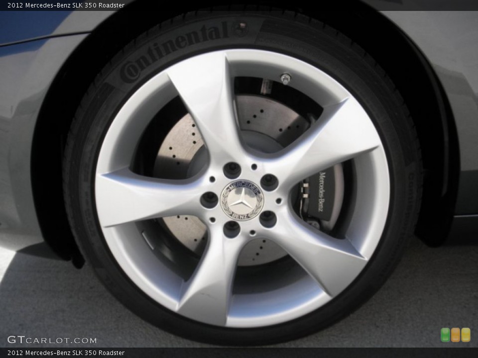 2012 Mercedes-Benz SLK 350 Roadster Wheel and Tire Photo #55256164