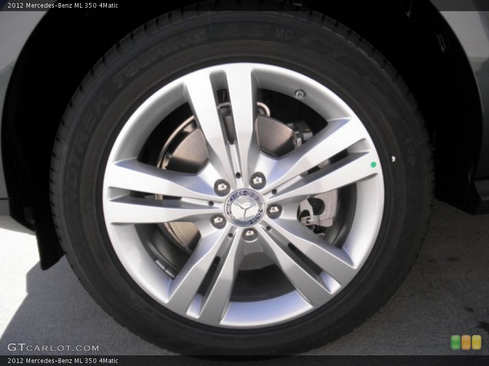 2012 Mercedes-Benz ML 350 4Matic Wheel and Tire Photo #55256608