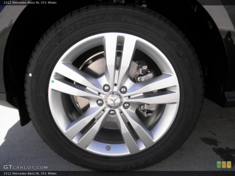 2012 Mercedes-Benz ML 350 4Matic Wheel and Tire Photo #55256695