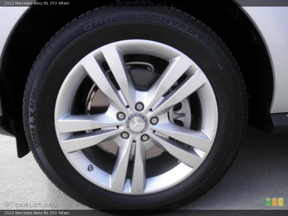 2012 Mercedes-Benz ML 350 4Matic Wheel and Tire Photo #55256944