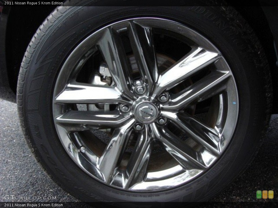 2011 Nissan Rogue S Krom Edition Wheel and Tire Photo #55267384