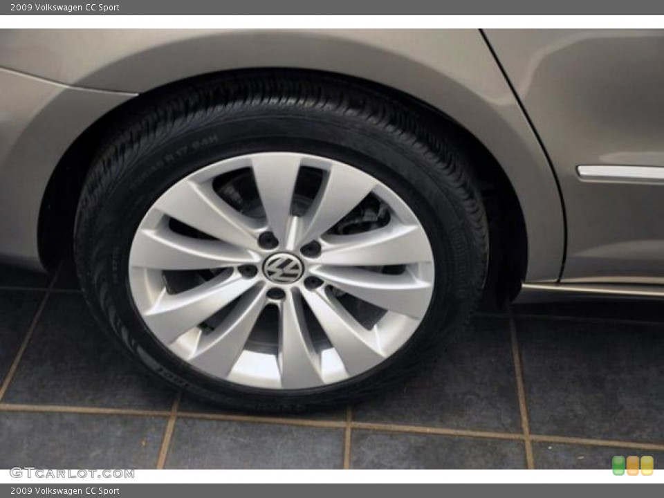 2009 Volkswagen CC Sport Wheel and Tire Photo #55269376