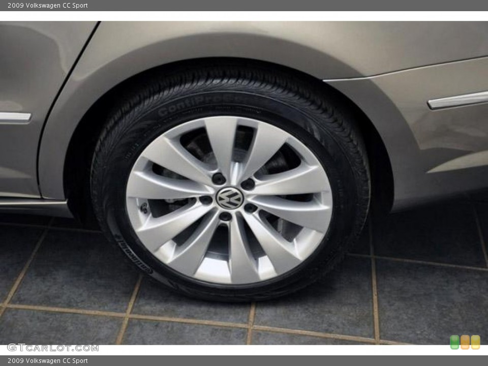 2009 Volkswagen CC Sport Wheel and Tire Photo #55269385