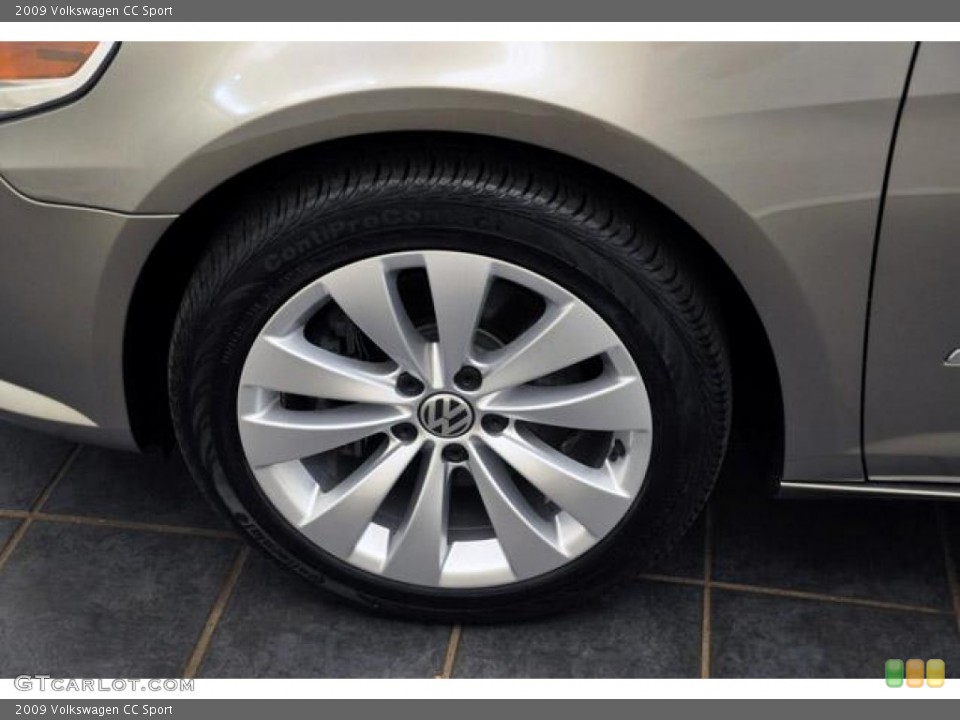 2009 Volkswagen CC Sport Wheel and Tire Photo #55269394
