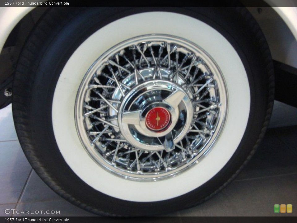 1957 Ford Thunderbird Convertible Wheel and Tire Photo #55270119