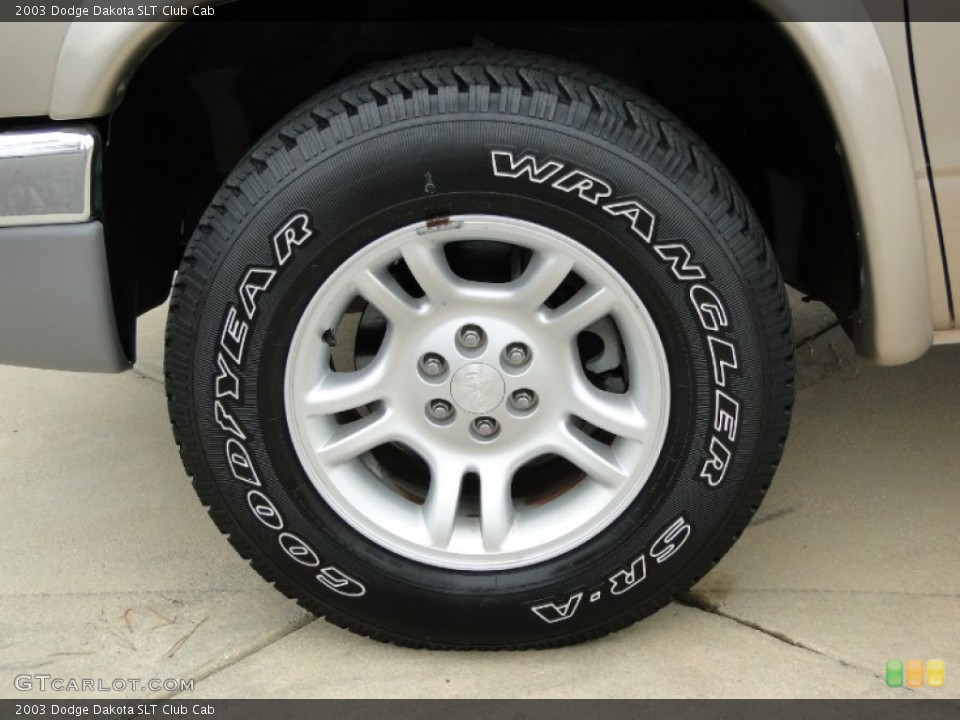 2003 Dodge Dakota SLT Club Cab Wheel and Tire Photo #55272341