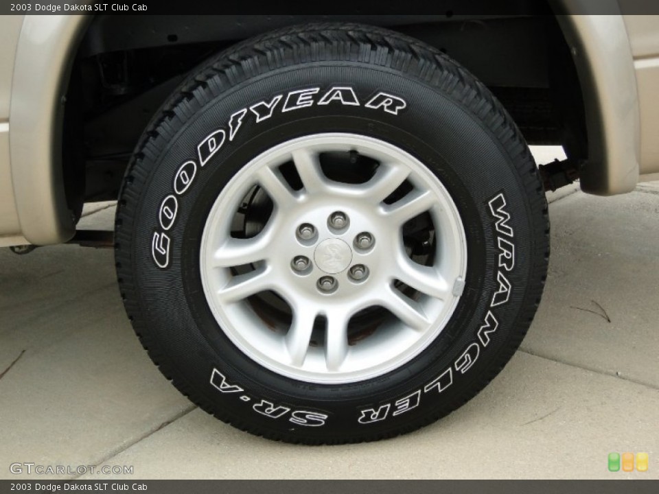 2003 Dodge Dakota SLT Club Cab Wheel and Tire Photo #55272350