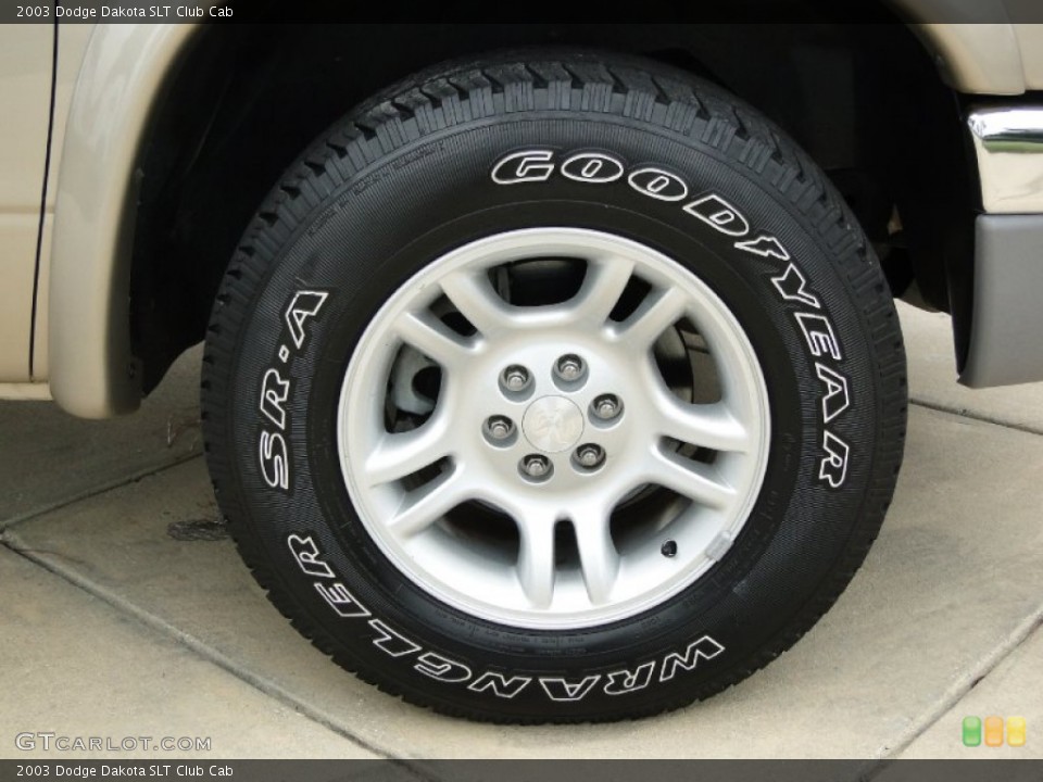 2003 Dodge Dakota SLT Club Cab Wheel and Tire Photo #55272368