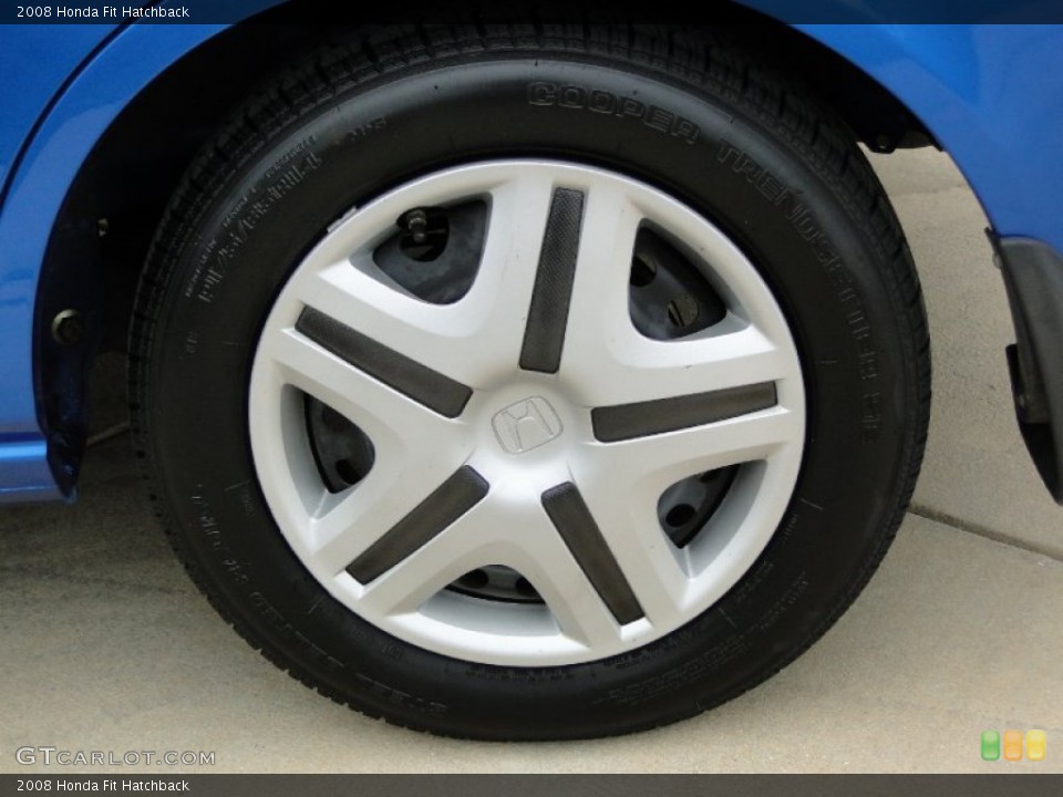 2008 Honda Fit Hatchback Wheel and Tire Photo #55272689