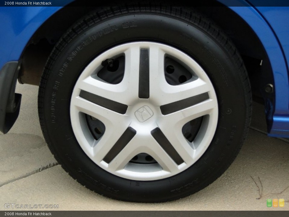 2008 Honda Fit Hatchback Wheel and Tire Photo #55272698