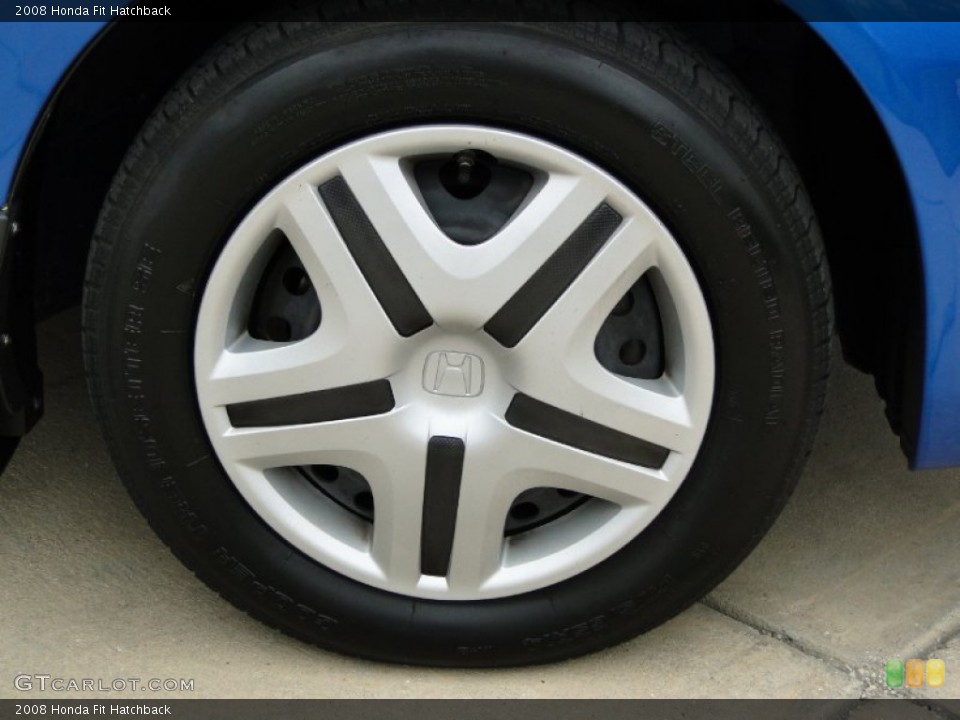 2008 Honda Fit Hatchback Wheel and Tire Photo #55272707