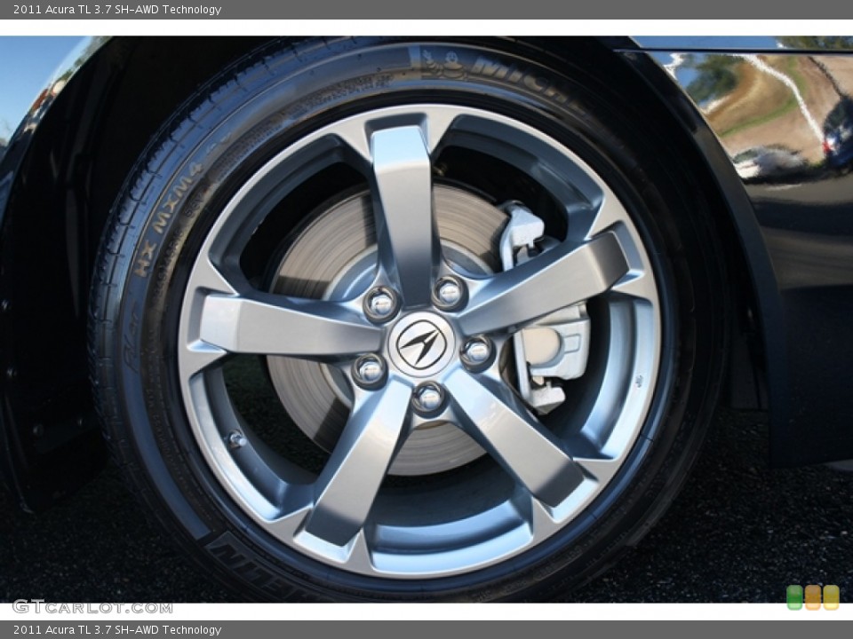 2011 Acura TL 3.7 SH-AWD Technology Wheel and Tire Photo #55274579