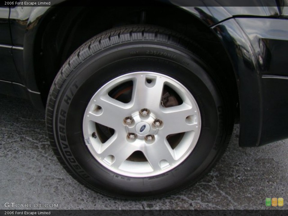2006 Ford Escape Limited Wheel and Tire Photo #55280019